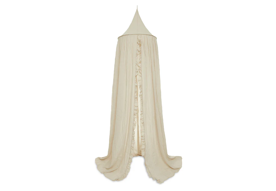 Ciel de lit ruffle nougat (Jollein)