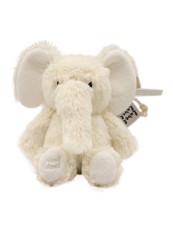 Peluche Elephant Elly  Ivoire 15CM (Label Label)