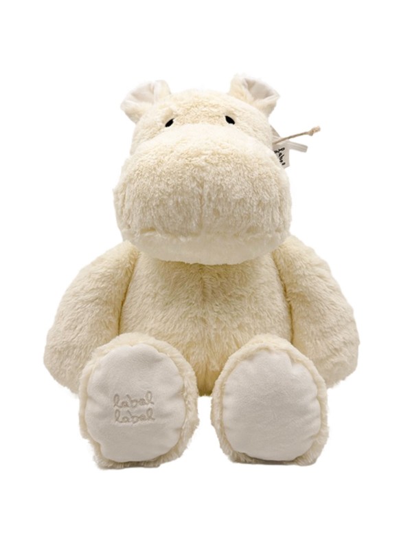 Peluche Hippopotame Harvey Ivoire (Label Label)
