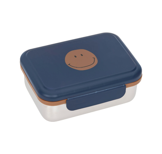 Boite à goûter/lunch box Little Gang Smile Navy (Lassig)