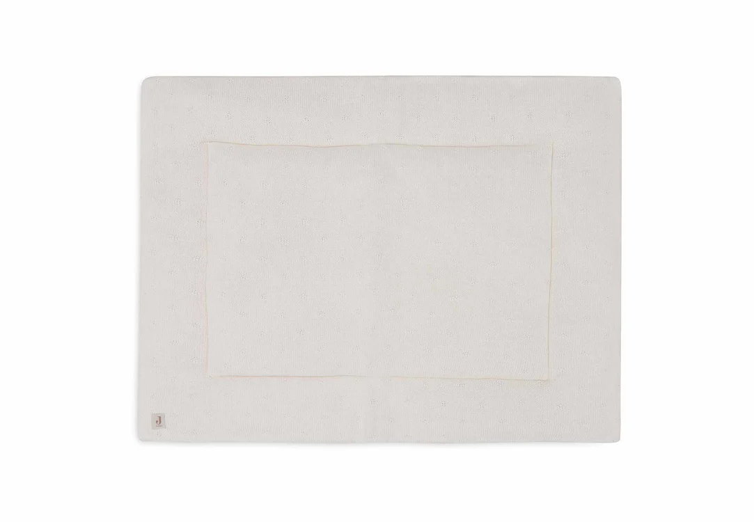 Tapis de parc 75x95cm Cosy Knit - Ivory (Jollein)