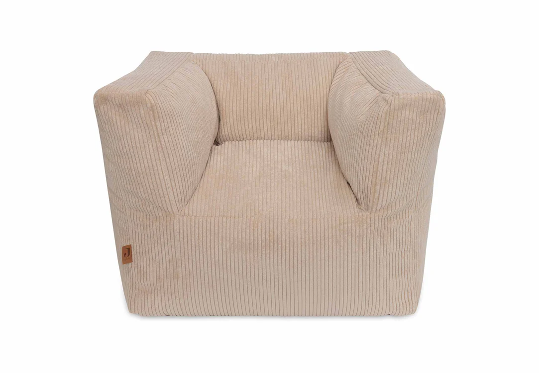 Fauteuil Pouf Enfant Corduroy - Natural (Jollein)