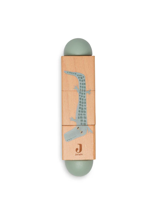 Puzzle en Bois à tourner - Jungle Jambo (Jollein)