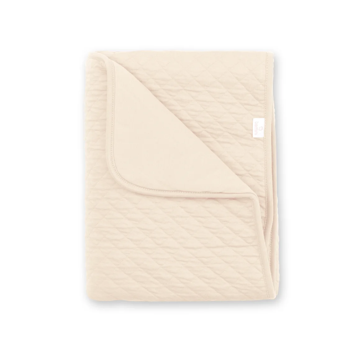 COUVERTURE 75x100cm cream pady quilted + jersey tog 3 (Bemini)