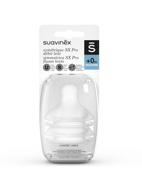 Tétines Medium Flow 3+ M Duo (Suavinex)