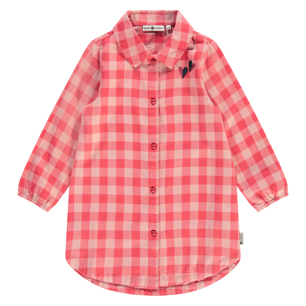 Robe Chemise  Fille à carreaux AW24 (Stains Stories)