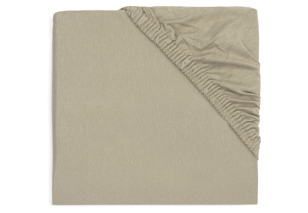 Drap-housse Jersey 60x120cm - Olive Green (Jollein)