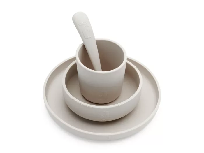 Set de table bébé Silicone Nougat (4pcs) (Jollein)