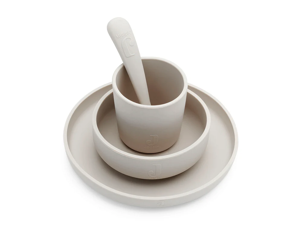 Set de table bébé Silicone Nougat (4pcs) (Jollein)