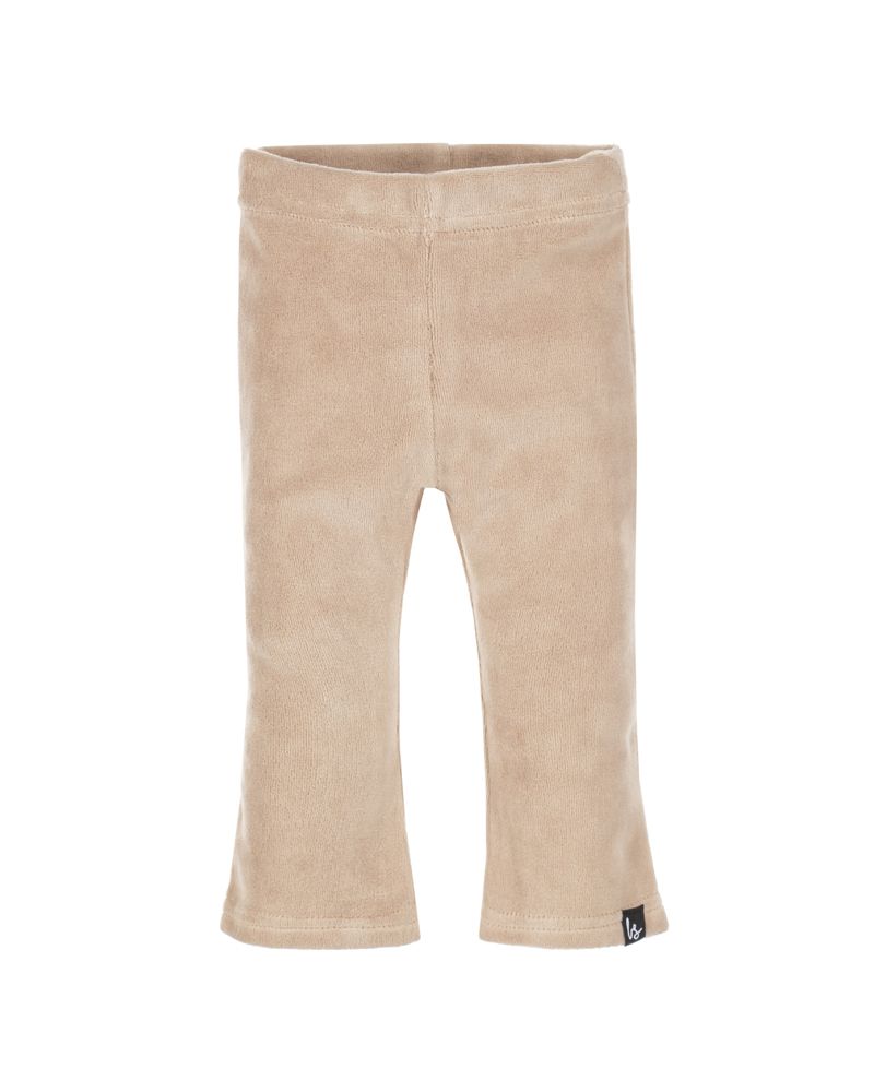 Pantalon Flared Velours Donker Beige (Babystyling)