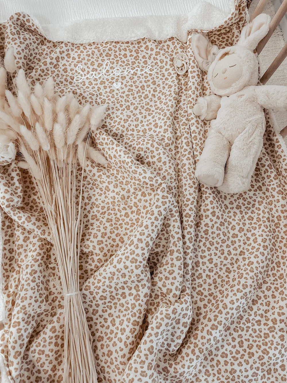 Couverture Léopard doublée moumoute (Mon Petit Léon)