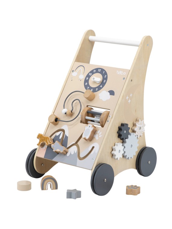 Trotteur d'activités en bois (Tryco)