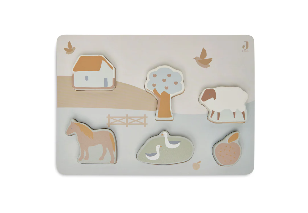 Puzzle en bois - Farm (Jollein)