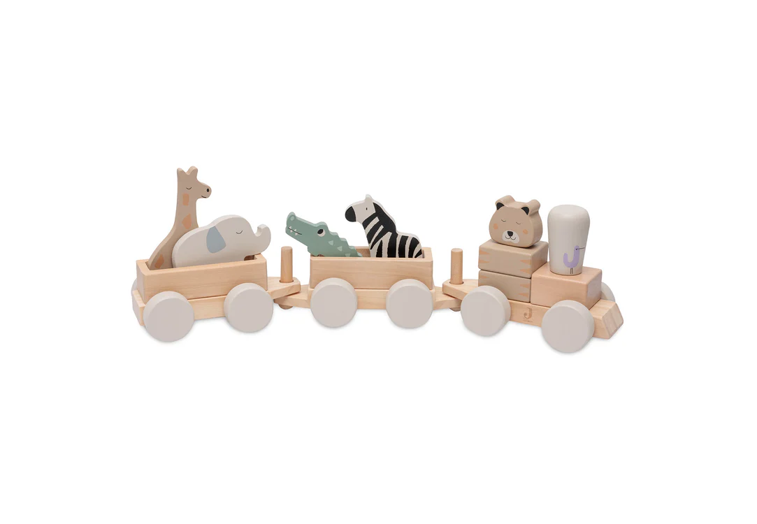 Jouet train en Bois - Jungle Jambo (Jollein)