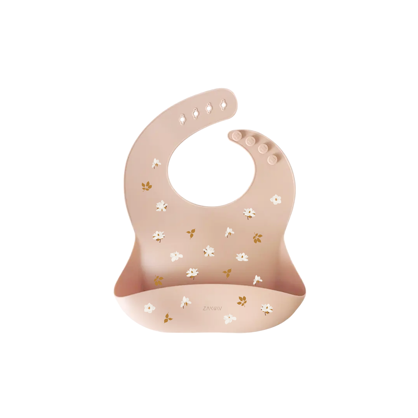 Bavoir en silicone Magnolia (ZAKUW)