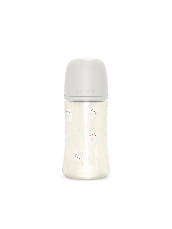 SX - BONHOMIA - Bottle - PA - Sili. - M - 270ml - Owl Beige (Suavinex)