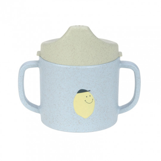 Tasse d’apprentissage Happy Fruits LASSIG Citron bleu/kaki (Lassig)