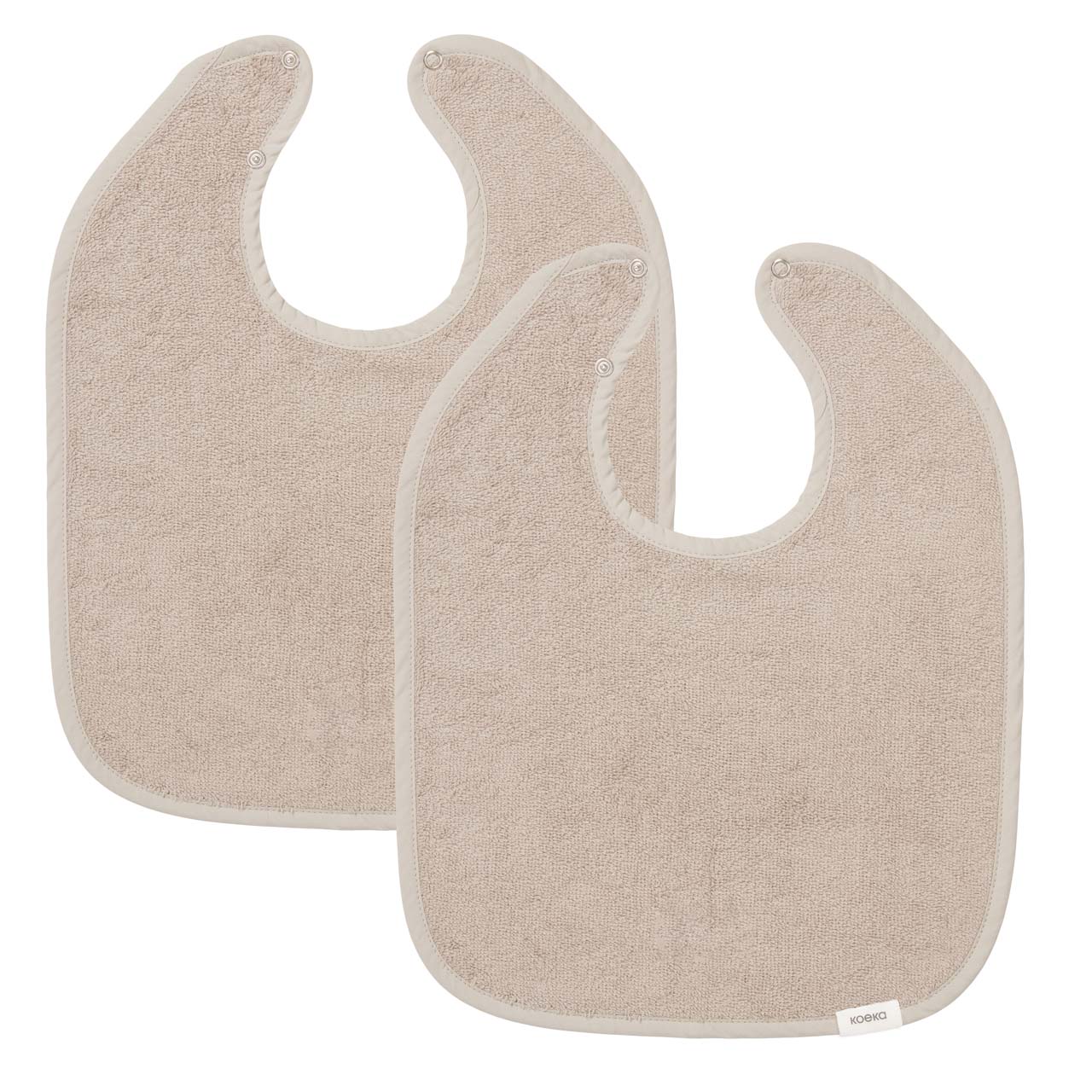 Bavoir Koeka 2-pack Dijon Daily Clay