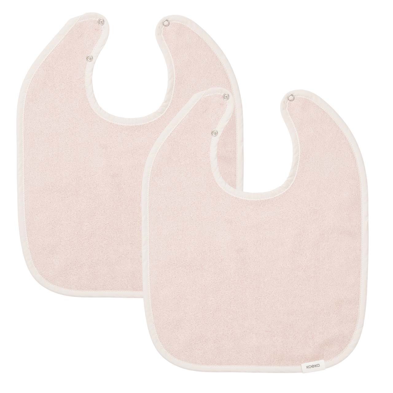 Bavoir Koeka 2-pack Dijon Daily Blush