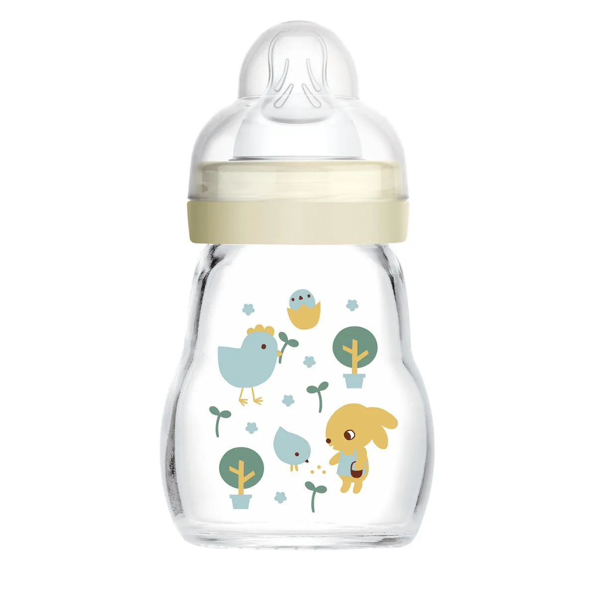 Biberon on verre 170 ml, 0+ mois, Lot de 1 (MAM)