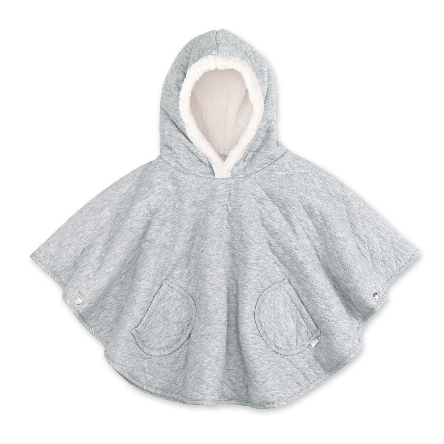 Poncho de voyage 9-36m Mix grey PADY QUILTED + TEDDY (Bemini)