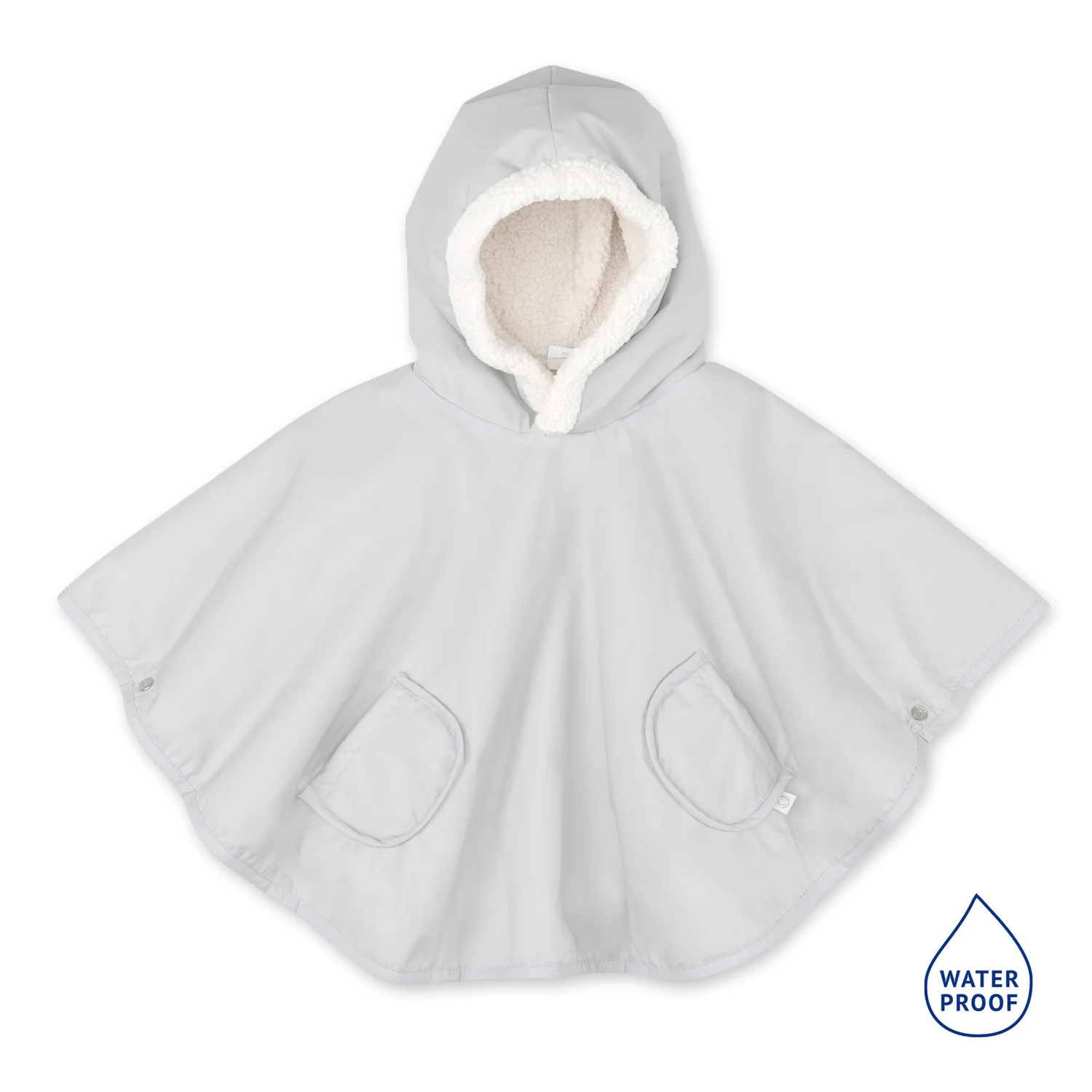 Poncho de voyage 9-36m Plum WATERPROOF + TEDDY (Bemini)