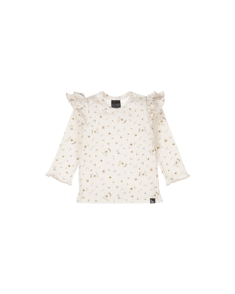 Blouse Volants Floral Anna Beige (Babystyling)