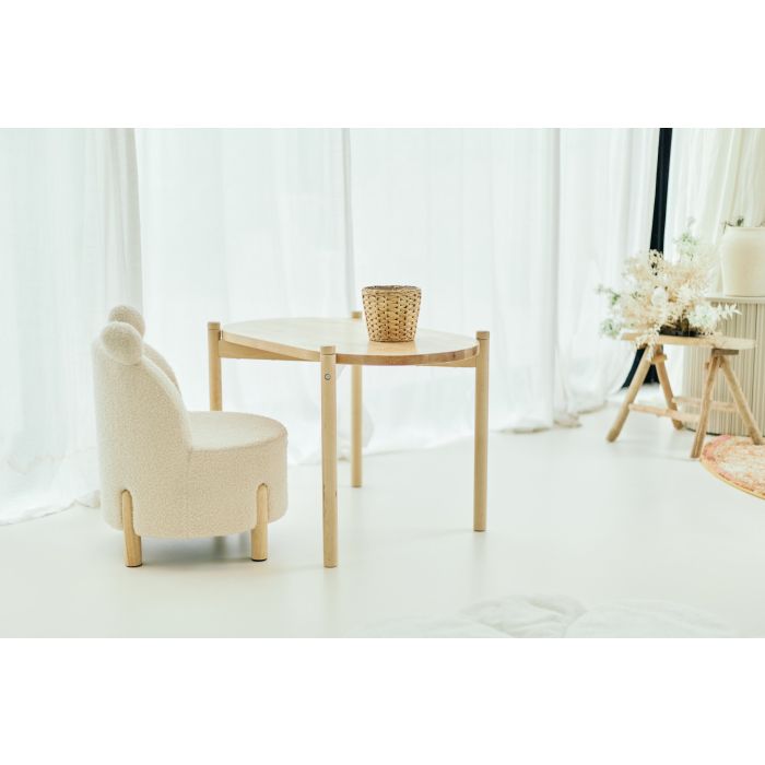 Berceau Teddy - ecru - 79x45x82cm (Childhome) – Image 2