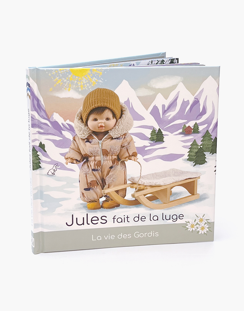 Livre La Vie des Gordis – Jules fait de la luge (Minikane)