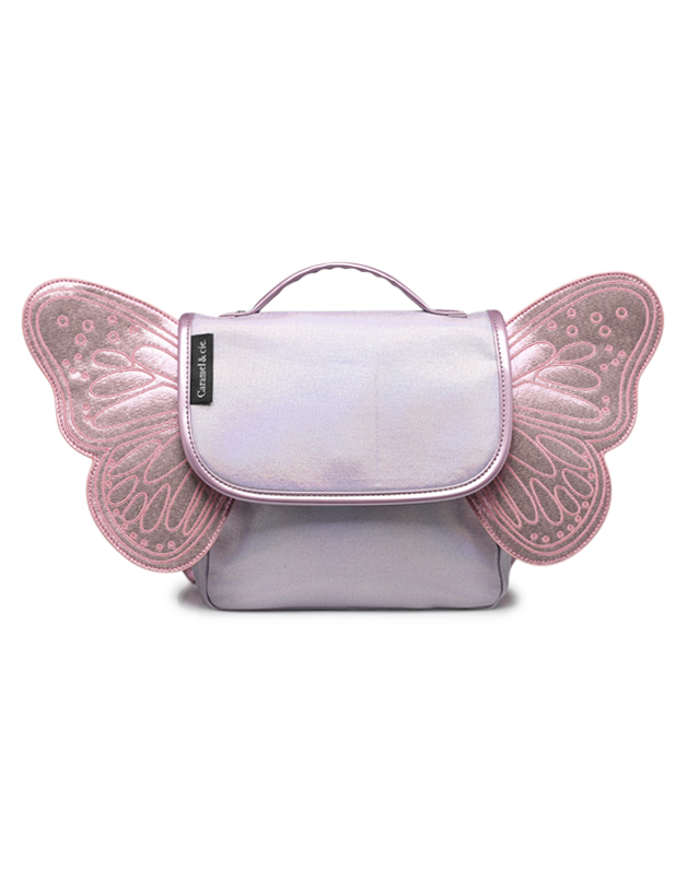 Sac papillon Irisé Parme (Caramel and Cie)
