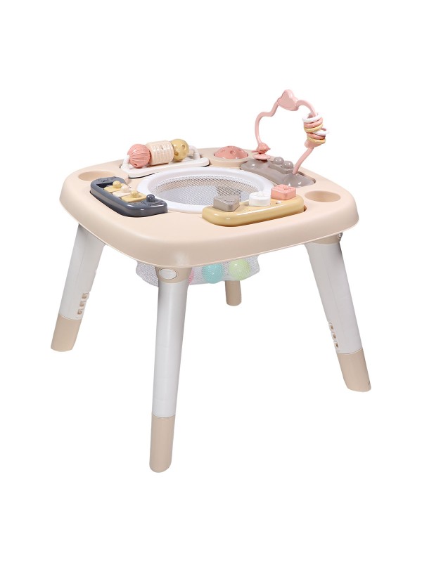 Activity Table 3-in-1 - Zebra - Pink/Beige (Tryco)
