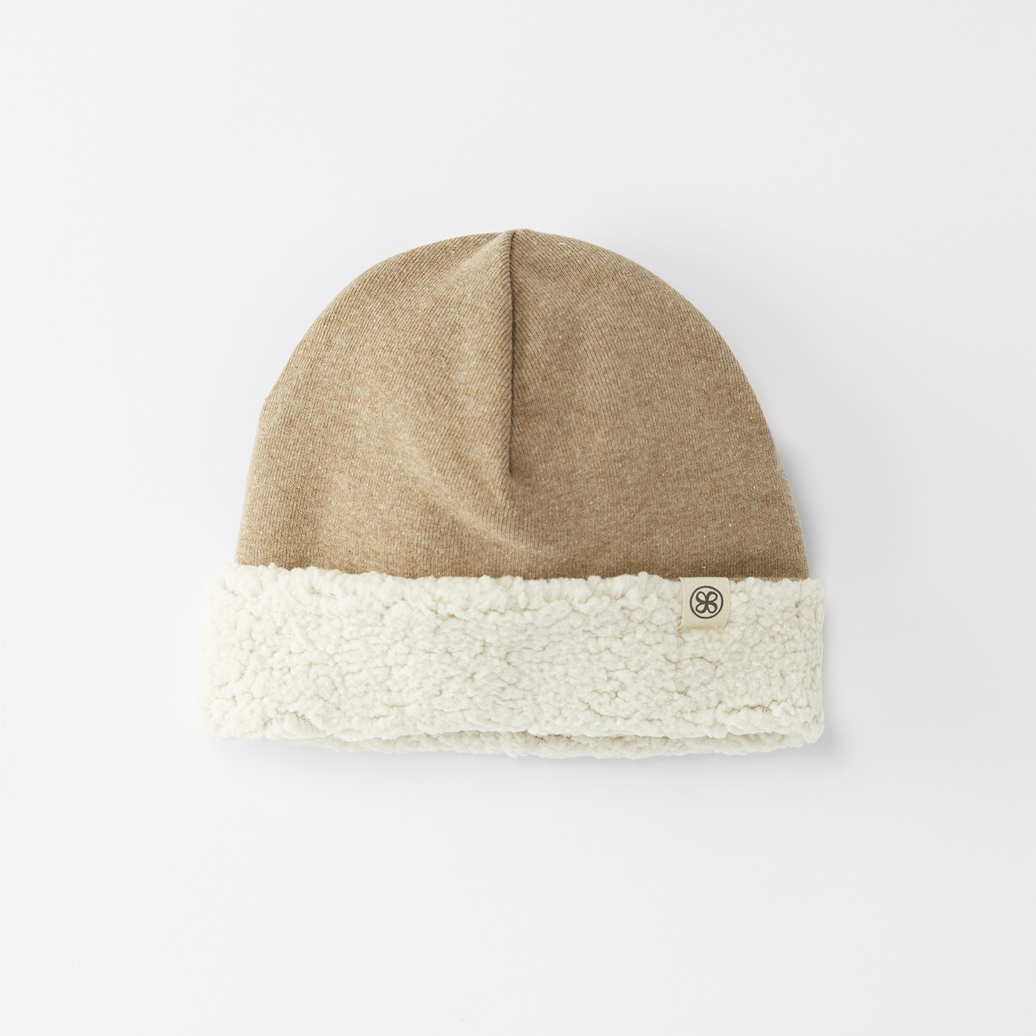 Bonnet teddy réversible Brown 6-12 mois (Cloby)