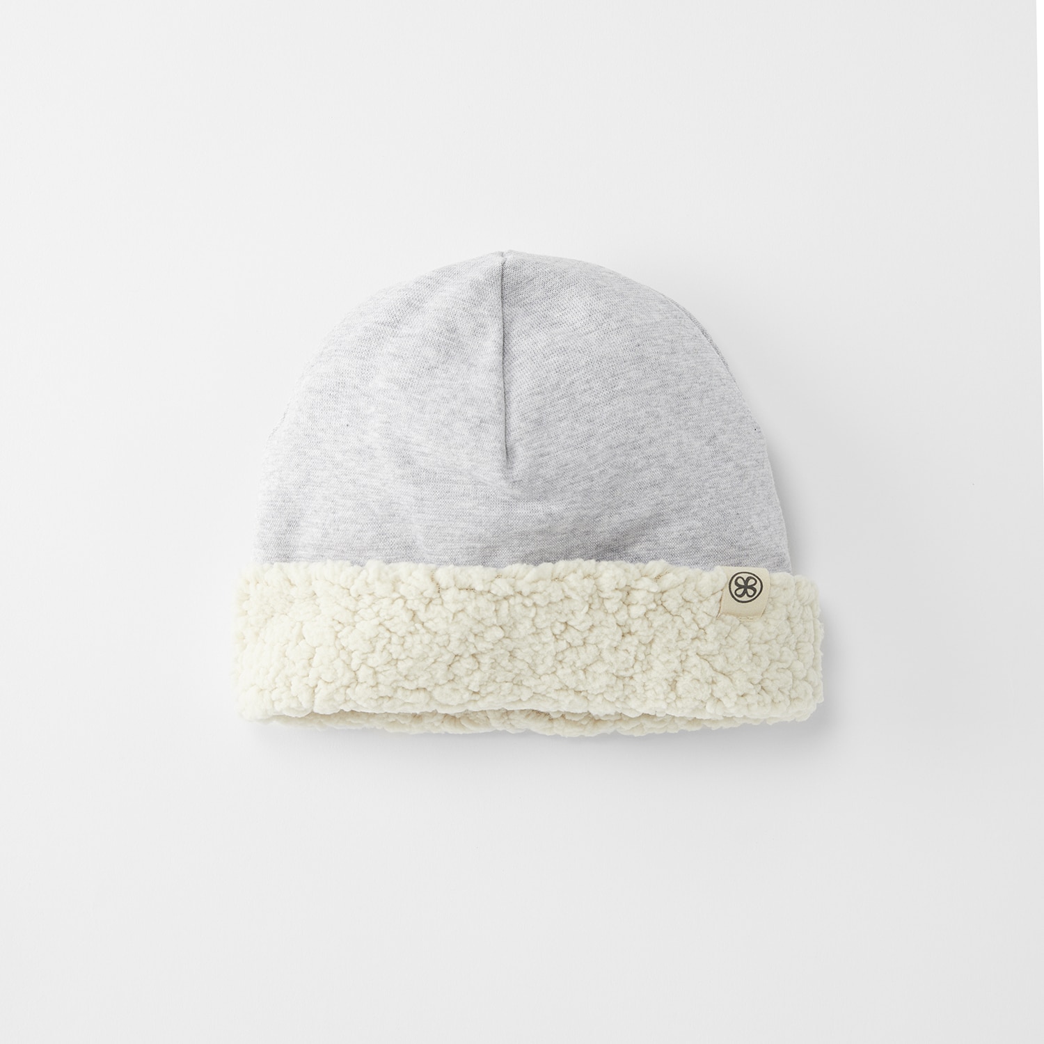Bonnet teddy réversible Gris 6-12 mois (Cloby)