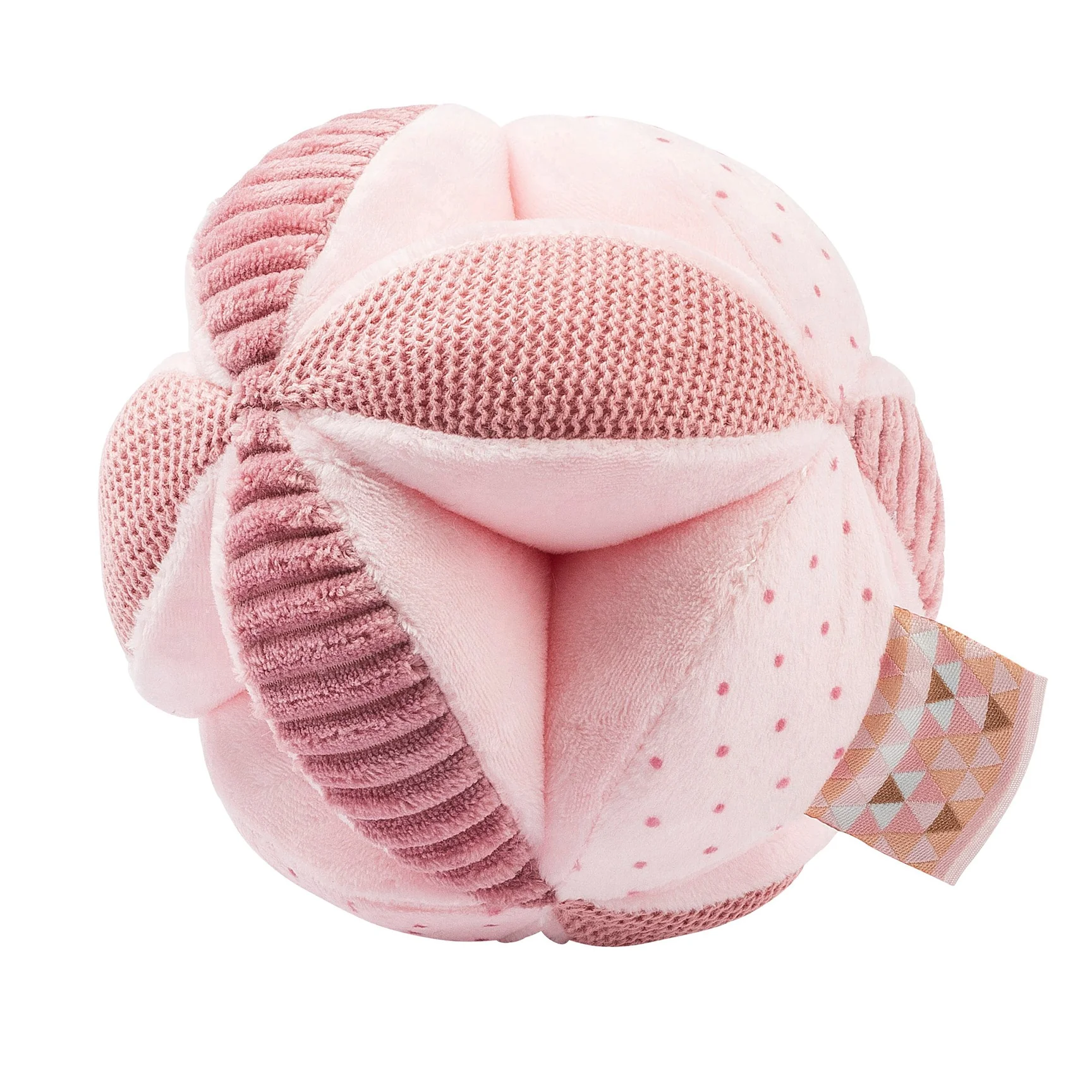 Doudou d'Activité Balle Lapidou Rose (Nattou)