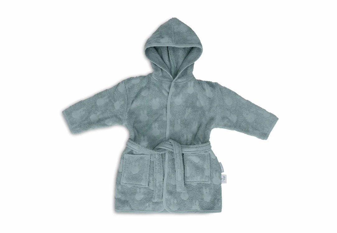Peignoir 1-2 ans - Miffy Jacquard - Sea Green (Jollein)