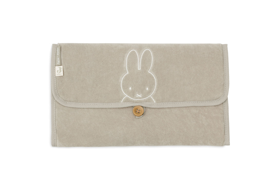 Tapis à Langer nomade Éponge Miffy - Olive Green (Jollein)