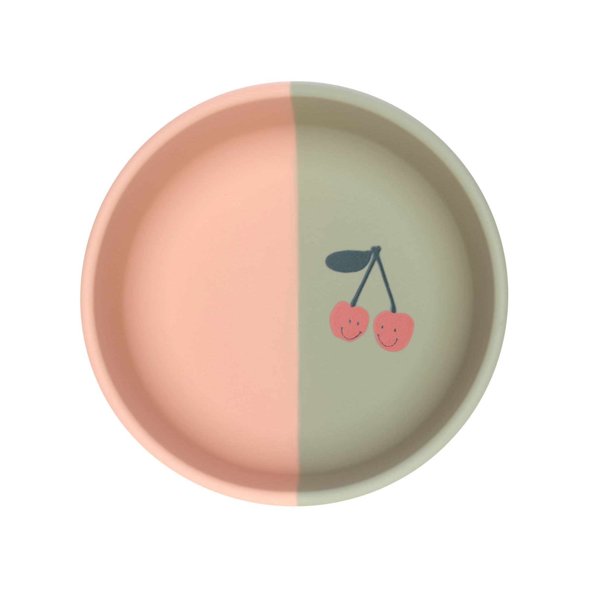 Bol en silicone - Happy Fruits, Cerise (Lassig)