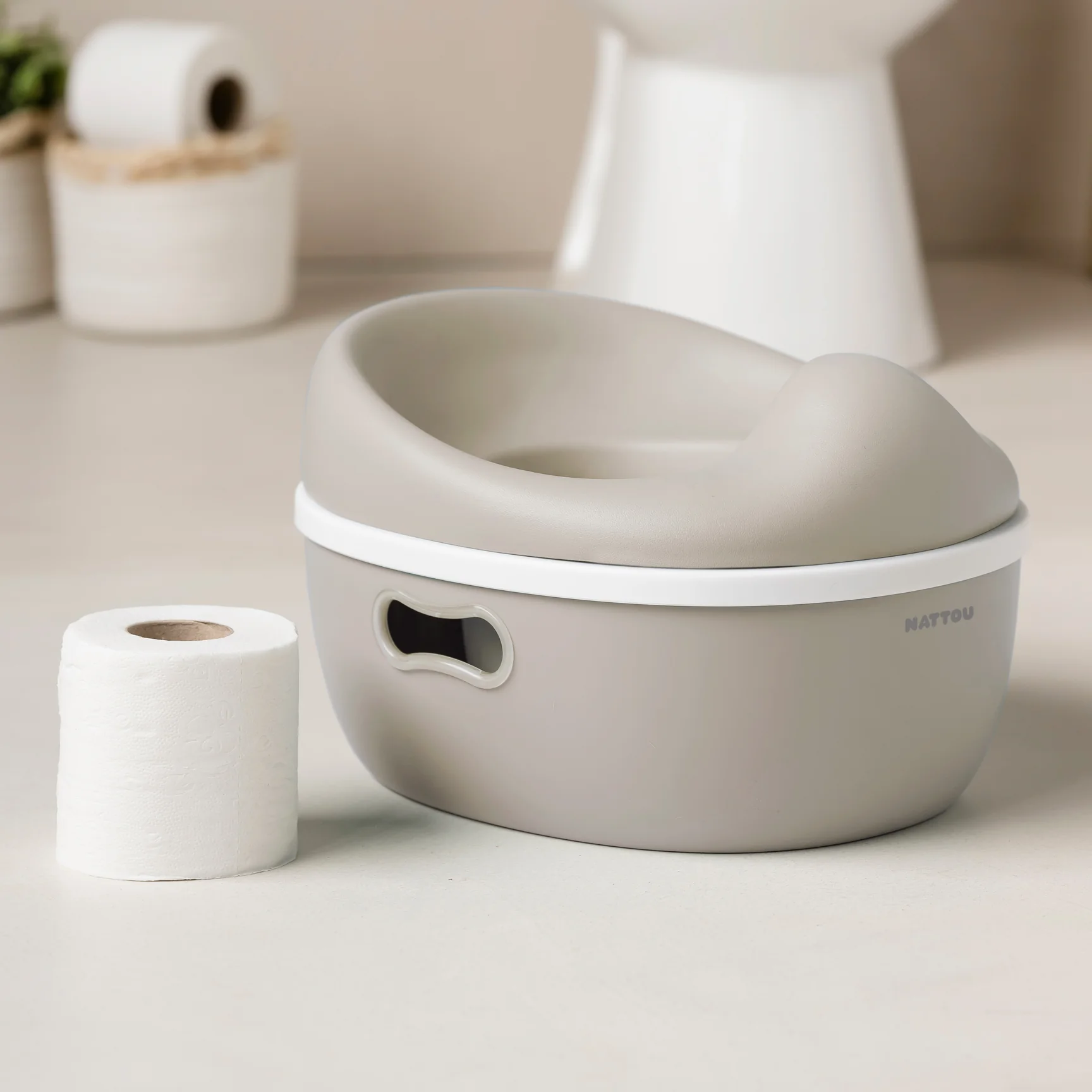 Pot d'apprentissage CARE Potty Beige (Nattou)