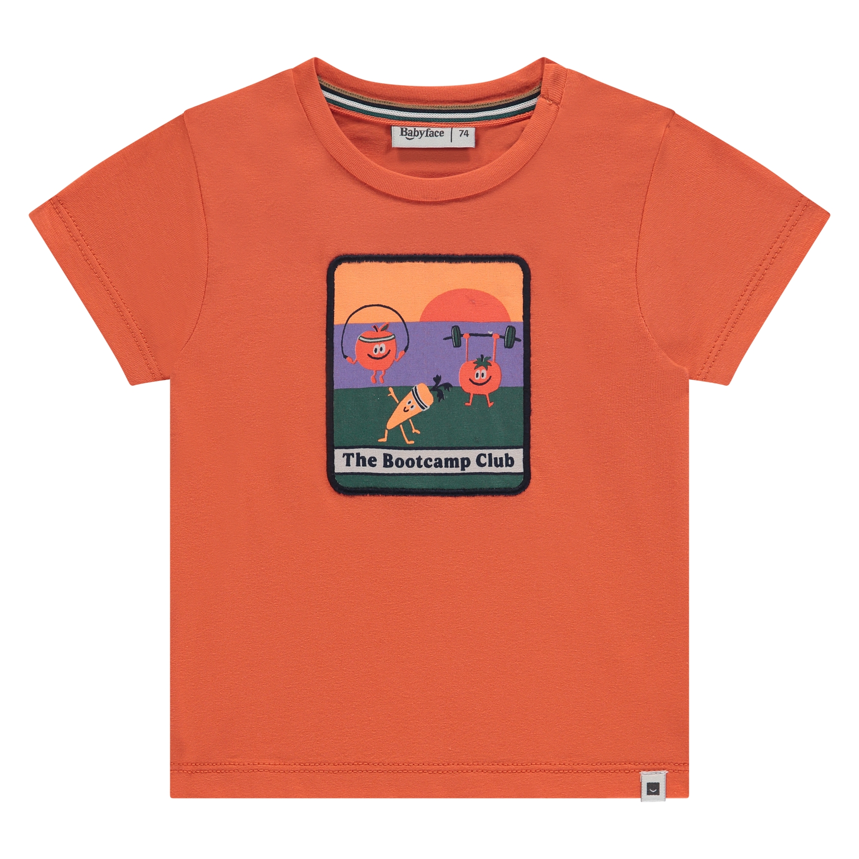 T-Shirt manches courtes Sleeve Papaya Bébé Garçon SS25 (Babyface)