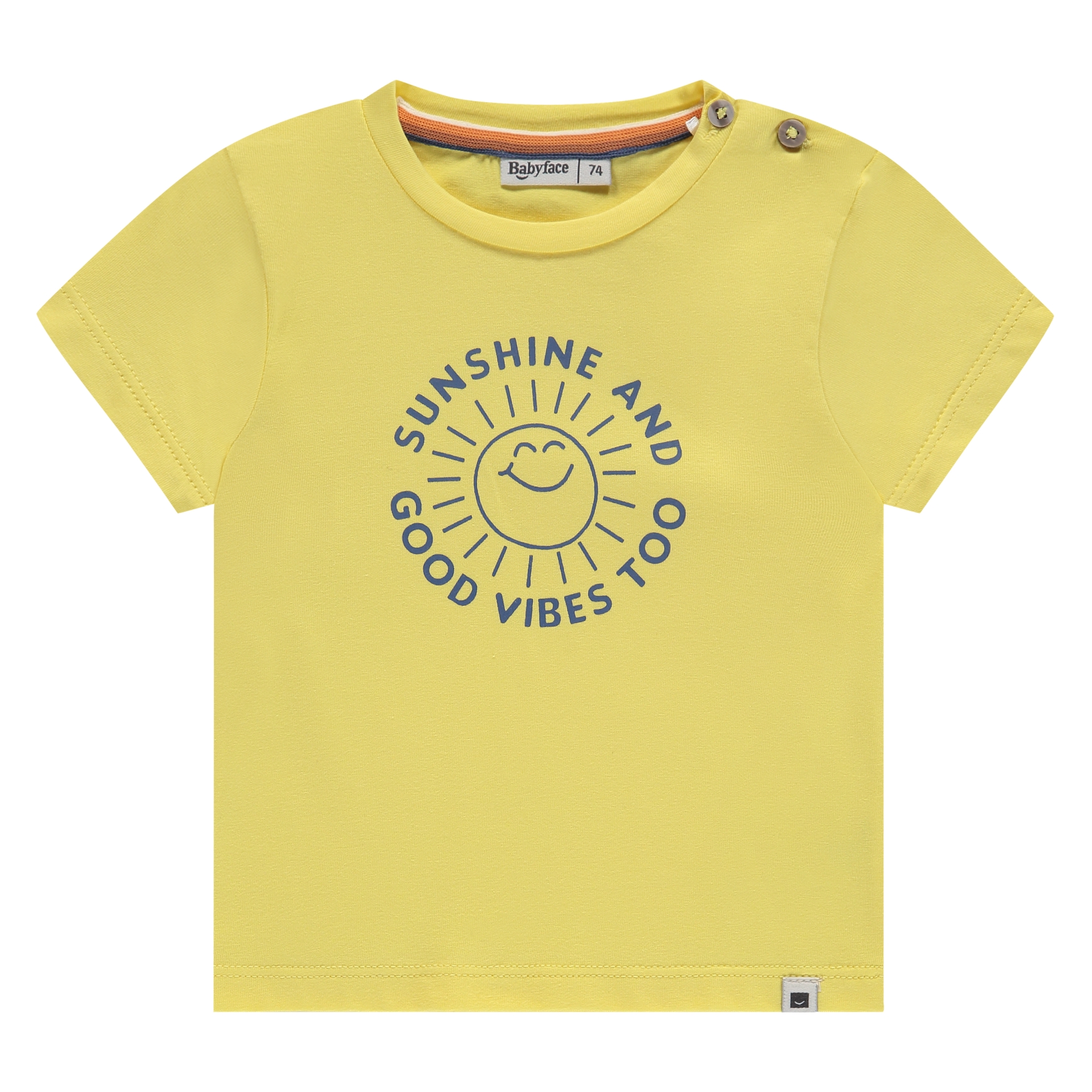 T-Shirt Manches Courtes Good vibes Lemon  Bébé Garçon SS25 (Babyface)