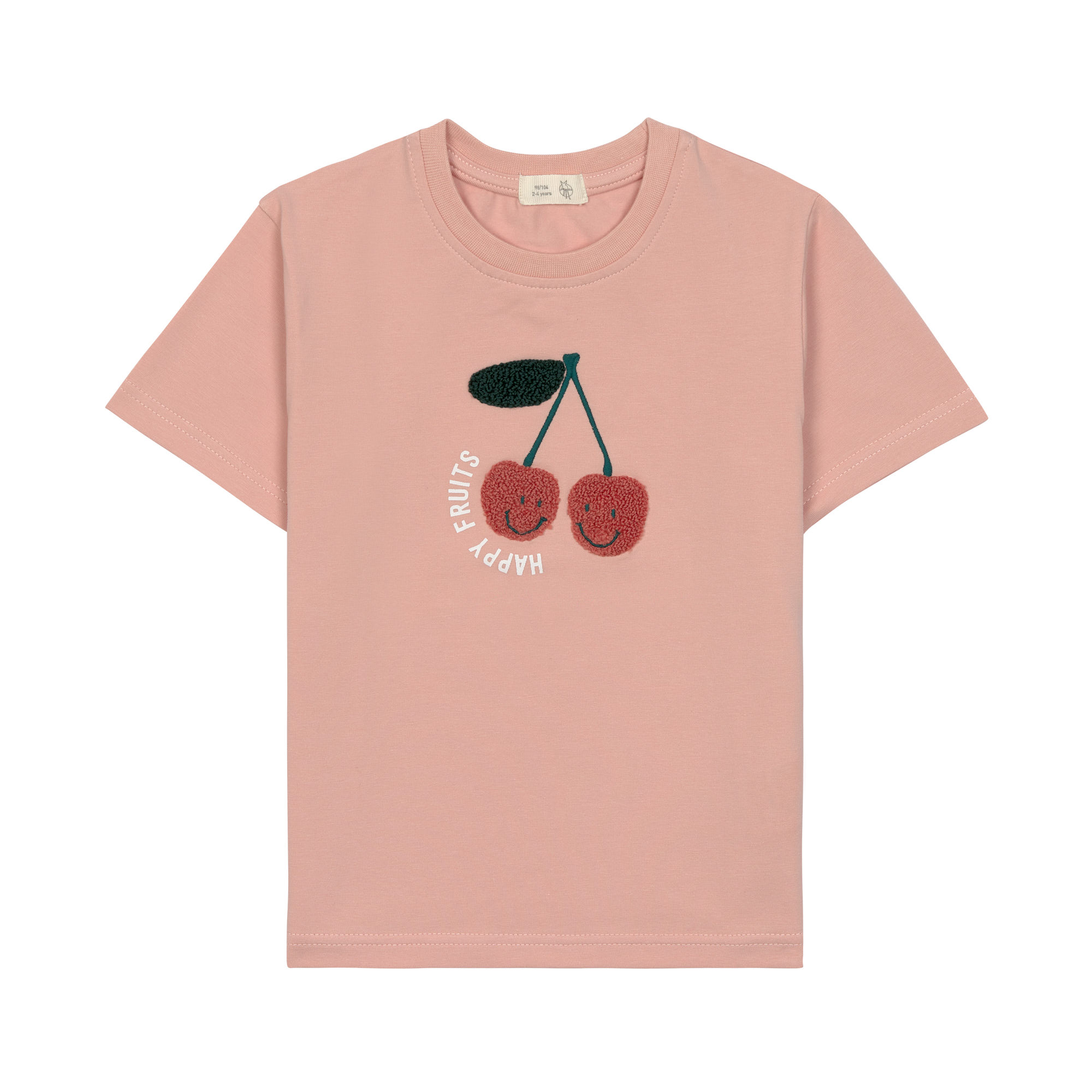 T-Shirt Jersey Gots Cerise Pêche (Lassig)