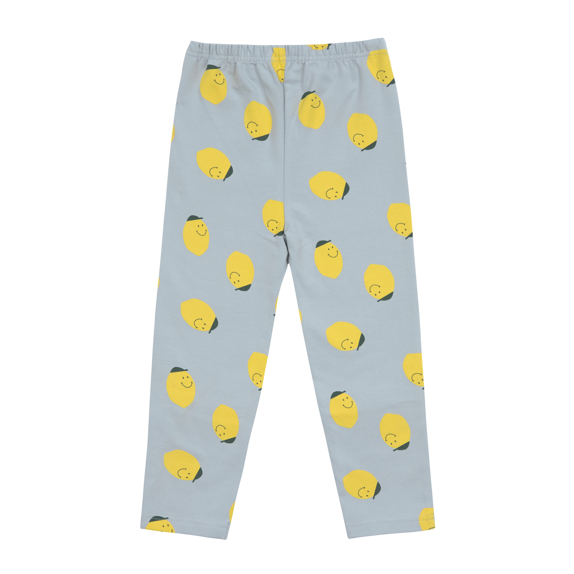 Legging Jersey Gots Citron Bleu Clair (Lassig)