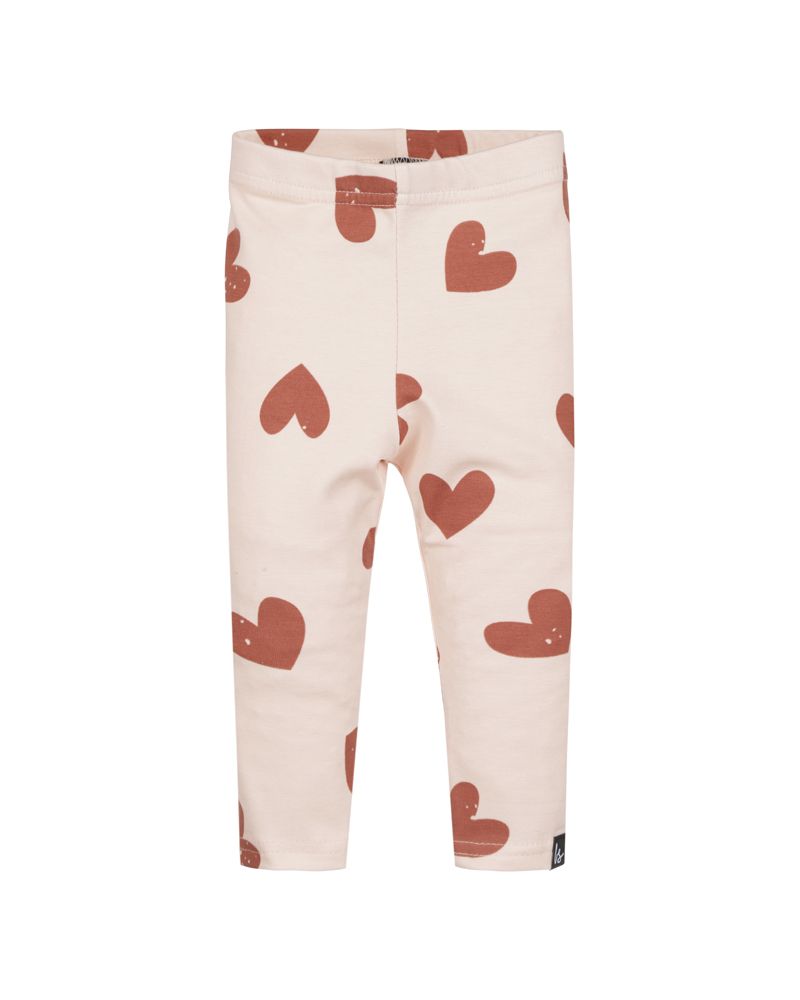 Legging Imprimé Coeurs Rouge (Babystyling)