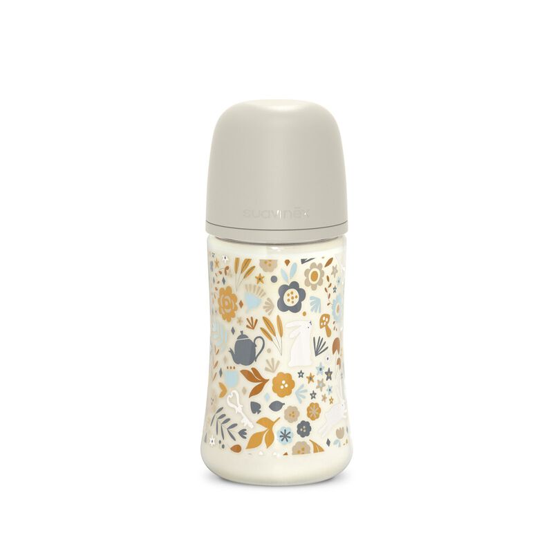 Biberon 150ml tétine SxPro S - Wonderland Beige (Suavinex)