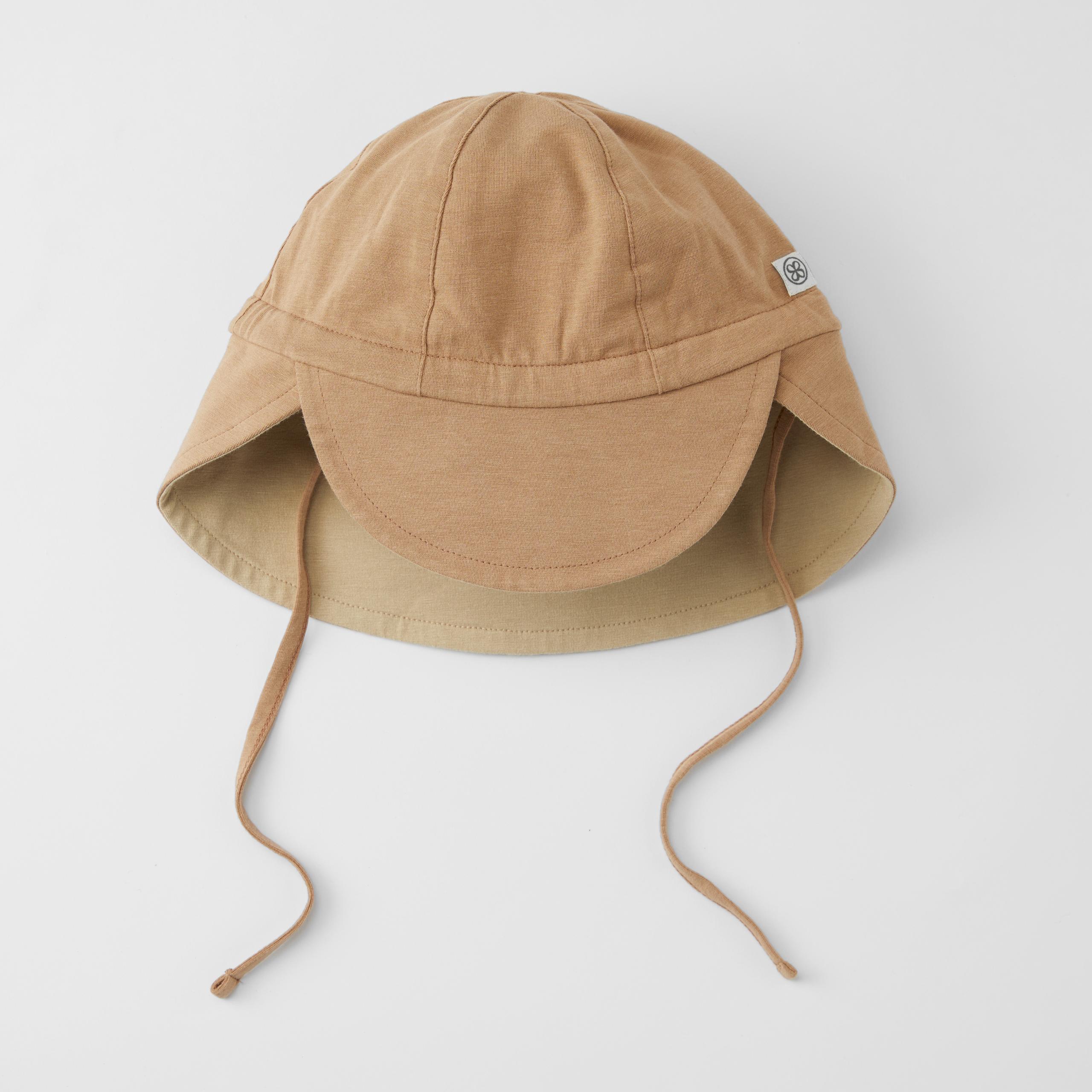 Chapeaux de soleil réversibles UPF 50+ Brown / Sandy Beach (Cloby)