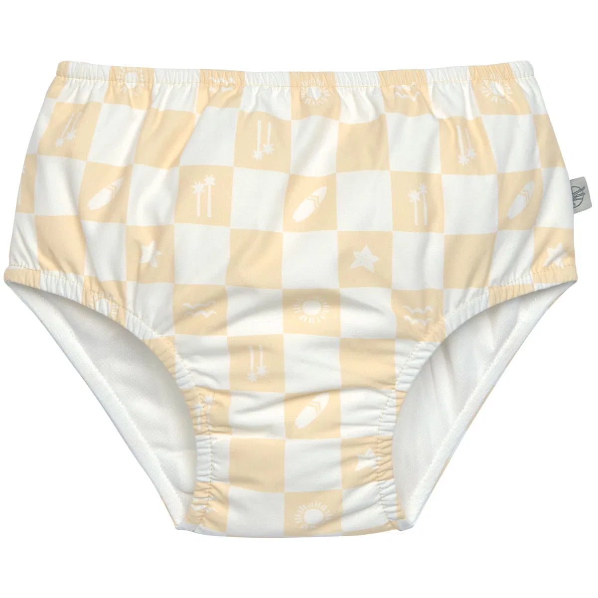 Maillot de bain couche – Check Pattern Vanilla/Sea Salt (Lassig)