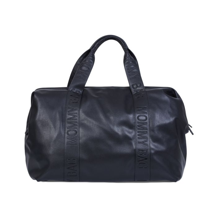 Mommy Bag - Signature - Cuir Vegan -Noir (Childhome)