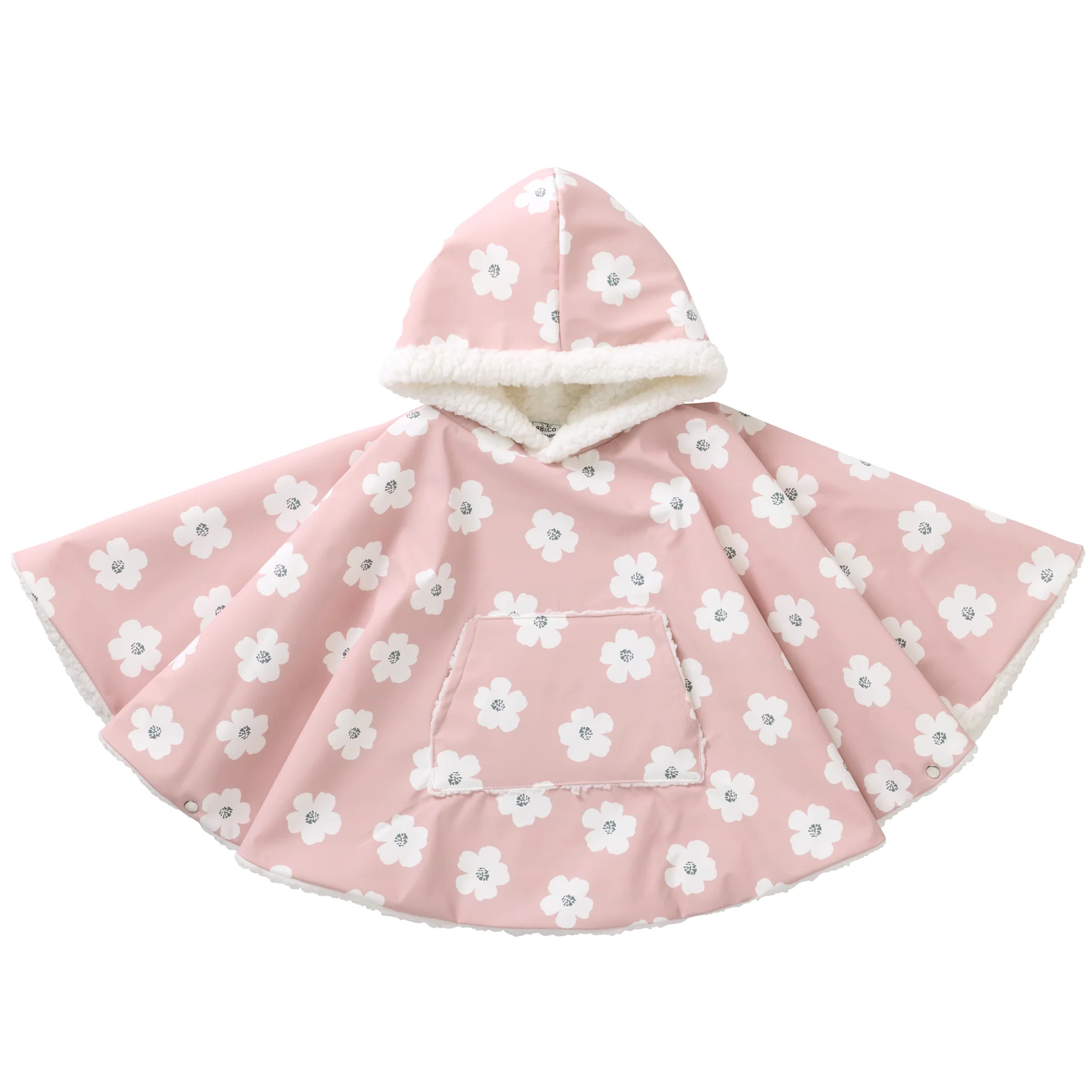 Ciré bébé fleurs / sherpa blanc (BB and Co)