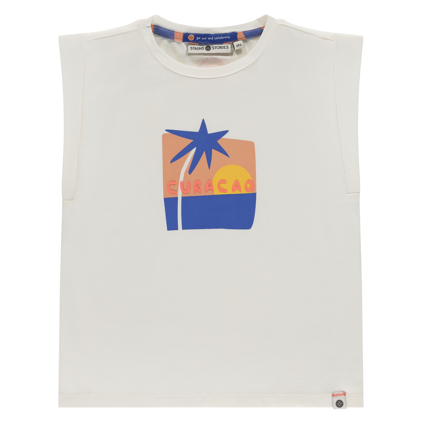 T-shirt sans manches Curaçao - Fille SS25 (Stains Stories)