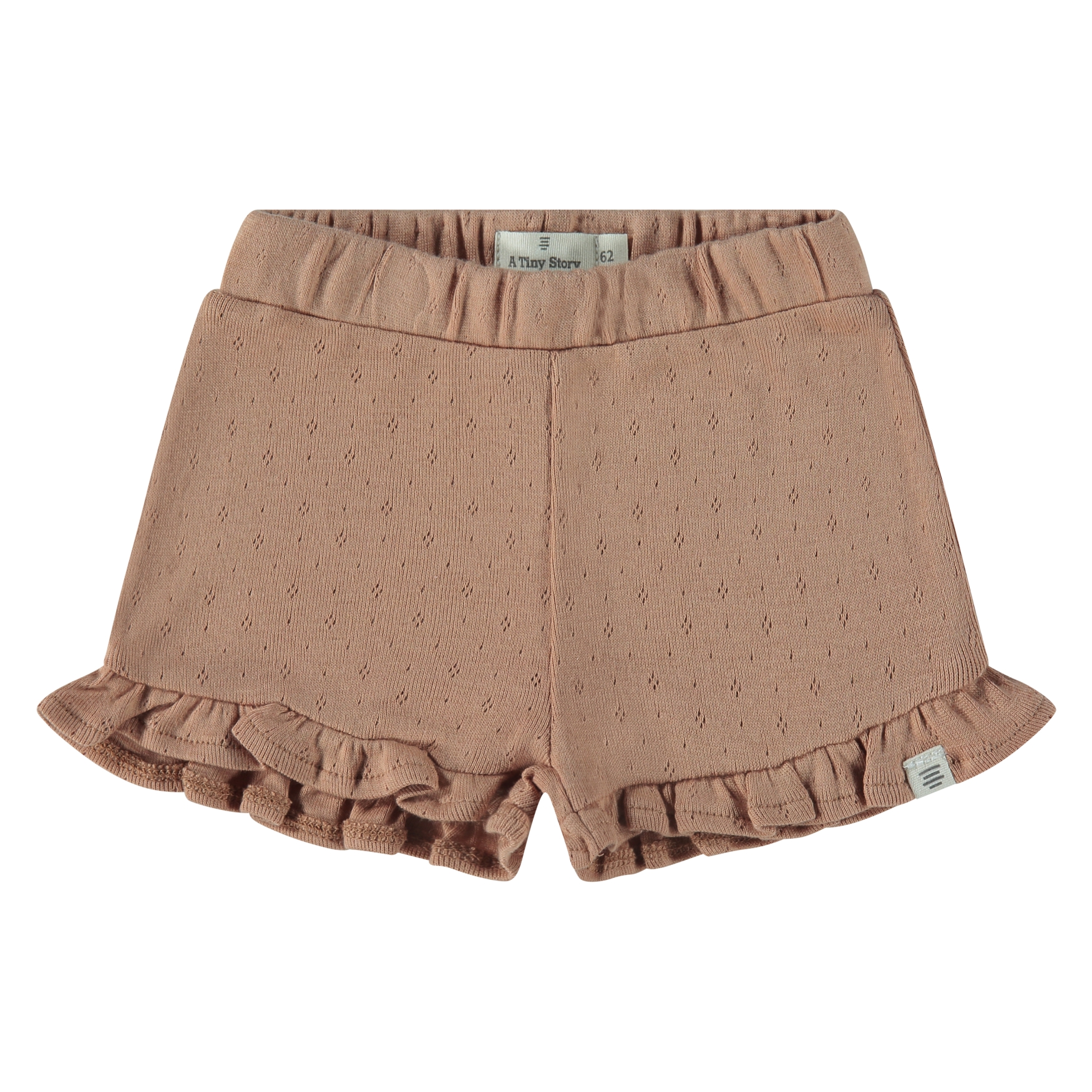 Short bébé à volants - Dusty Coral (Tiny Story SS25)